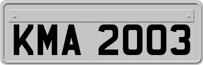 KMA2003