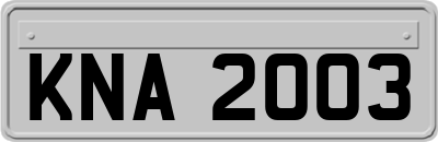 KNA2003