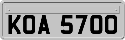 KOA5700