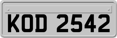 KOD2542