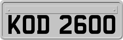 KOD2600