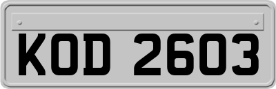 KOD2603