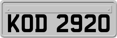 KOD2920