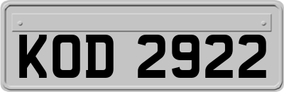 KOD2922