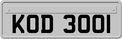 KOD3001