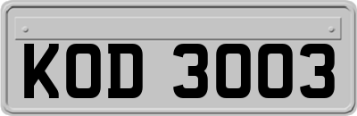 KOD3003