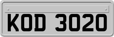 KOD3020