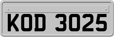 KOD3025