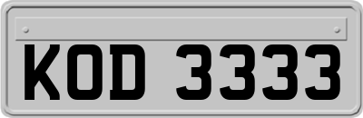 KOD3333