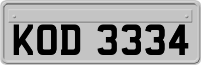 KOD3334