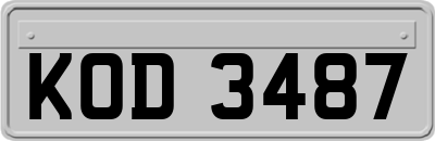 KOD3487