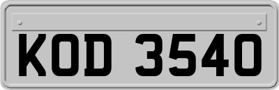 KOD3540