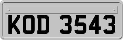 KOD3543