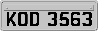 KOD3563