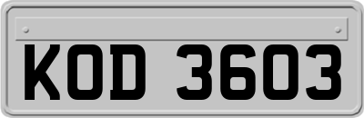 KOD3603