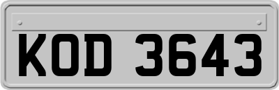 KOD3643