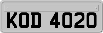 KOD4020