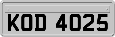 KOD4025