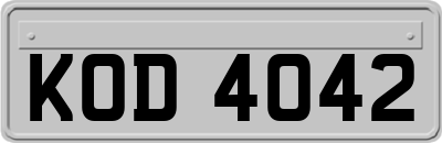 KOD4042