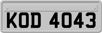 KOD4043