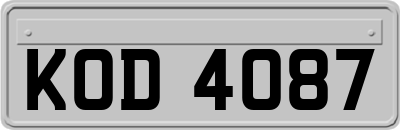 KOD4087