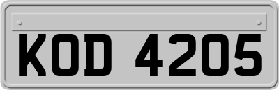 KOD4205