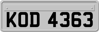 KOD4363