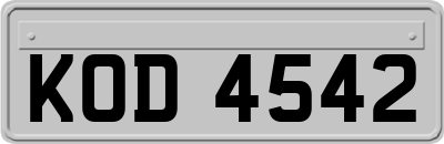 KOD4542