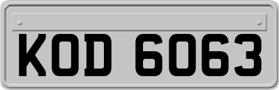 KOD6063