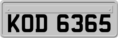 KOD6365
