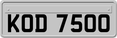 KOD7500