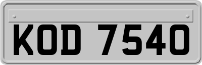 KOD7540