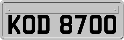 KOD8700