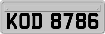 KOD8786