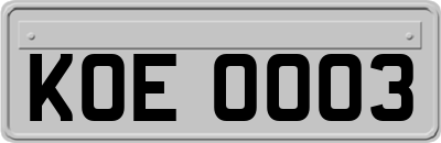 KOE0003