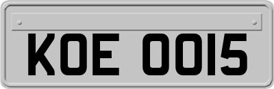 KOE0015