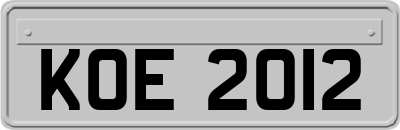 KOE2012