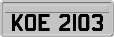KOE2103