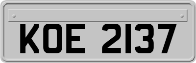 KOE2137