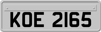 KOE2165