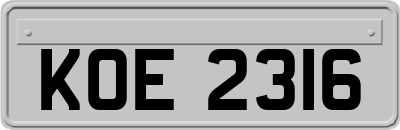 KOE2316
