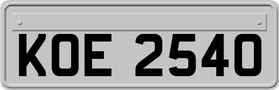 KOE2540