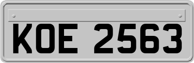 KOE2563