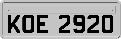 KOE2920