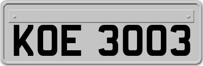 KOE3003