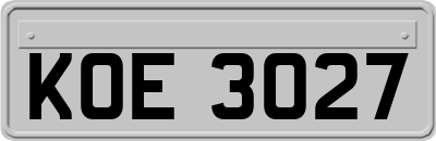 KOE3027