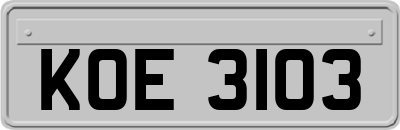 KOE3103