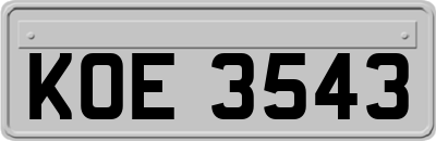 KOE3543