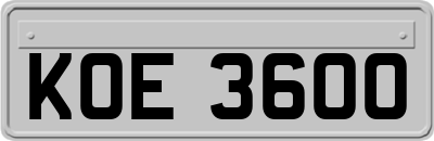 KOE3600