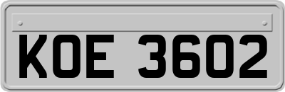 KOE3602